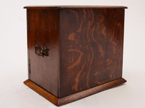 Victorian Oak 3 Drawer Cabinet Circa 1890