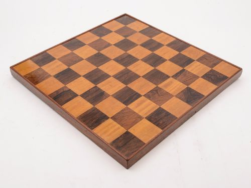 Edwardian Wooden Chess Board Circa 1905