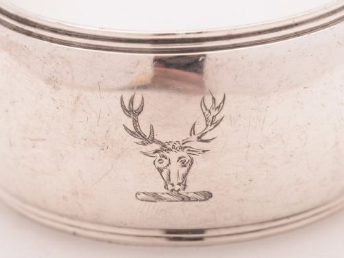 Victorian Silver Serving Tongs London 1846