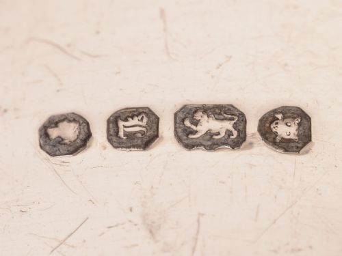 Victorian Silver Serving Tongs London 1846