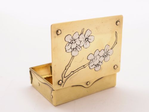 German Arts & crafts Stamp Box Circa 1900