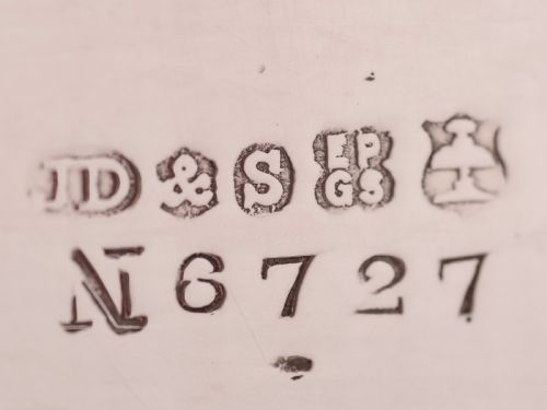 Victorian Etched and Cut Glass Claret Jug Circa 1890