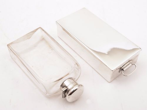 Huntsman's Leather Cased Lunch Set London 1911