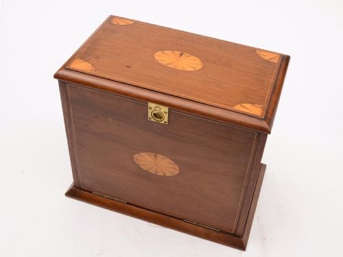 Edwardian Mahogany Document Box Circa 1905