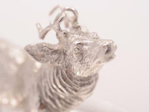 Victorian Stag Double Inkstand Circa 1890