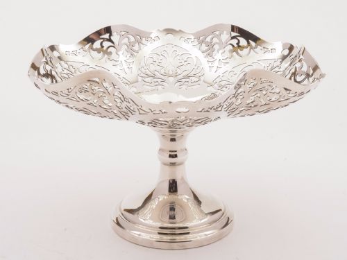 Solid Silver Tazza Birmingham 1935