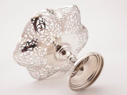 Solid Silver Tazza Birmingham 1935