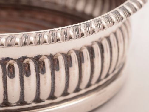 Pair of Sheffield Plated Coasters Circa 1840