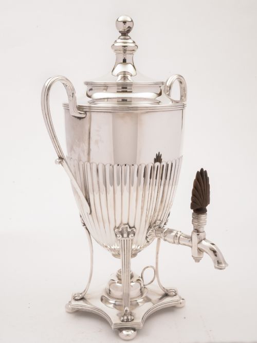 German WMF Silver Plated Tea Urn Circa 1900