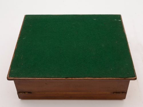 Edwardian Burr Walnut Jewellery Box Circa 1905