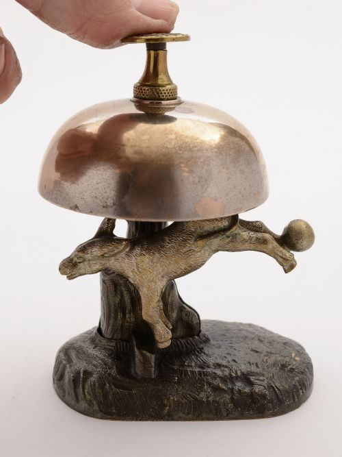 Novelty American Donkey Table Bell Circa 1900
