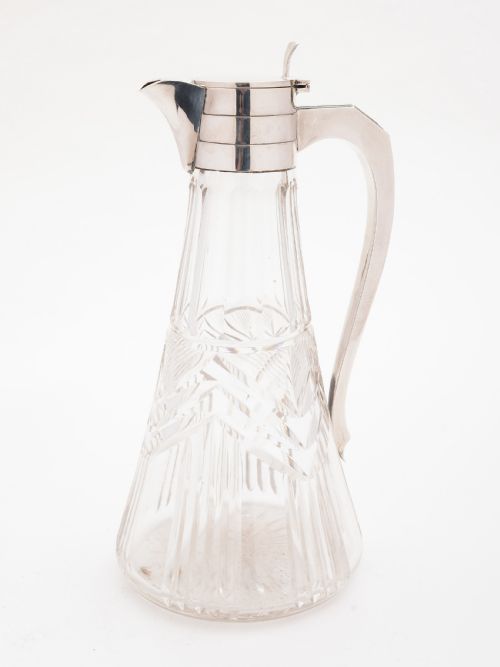 Art Deco Silver Topped Claret Jug Sheffield 1939