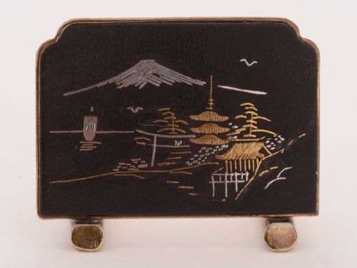Set of 6 Japanese Komai-Style Menu Holders Circa 1920