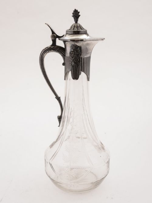WMF Pewter Topped Claret Jug Circa 1900