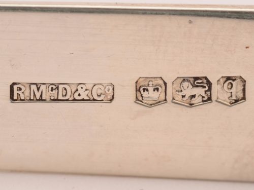 Cased Silver and Mother of Pearl Dessert Set Sheffield 1933