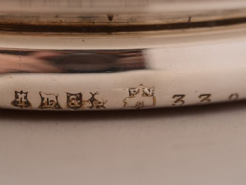 Pair of Cut Glass Decanters with Coasters Circa 1890