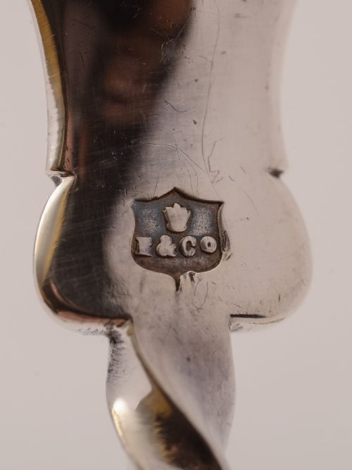 Elkington Silver Plated and Mother of Pearl Salad Servers Circa 1880