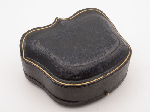 Cased Pair of Edwardian Silver Salts Sheffield 1902