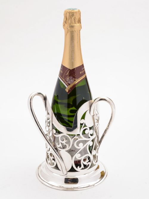 Art Nouveau Silver Plated Syphon Holder Circa 1900