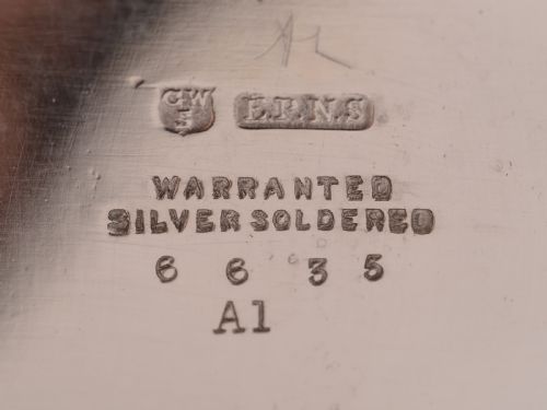 Art Nouveau Silver Plated Syphon Holder Circa 1900