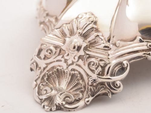 Silver Plated and Green Glass Eperne Circa 1905