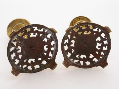 Pair of Victorian Brass Candlesticks Circa 1890