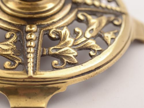 Pair of Victorian Brass Candlesticks Circa 1890