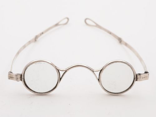 Pair of Georgian Silver Reading Glasses Birmingham 1816