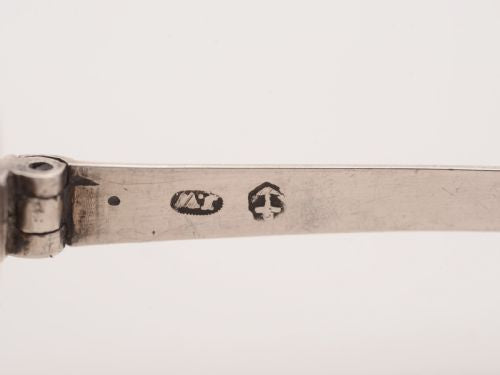 Pair of Georgian Silver Reading Glasses Birmingham 1816