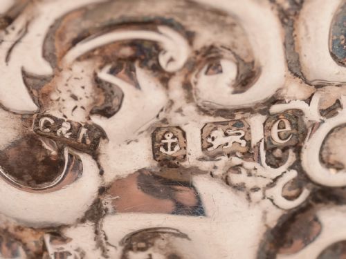 Cased Pair of Edwardian Silver Napkin Rings Birmingham 1904