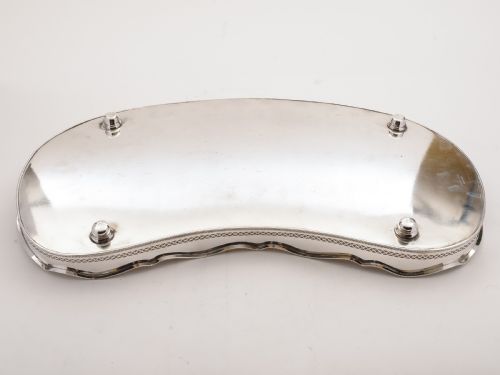 Edwardian Kidney Shaped Gallery Tray Circa 1905
