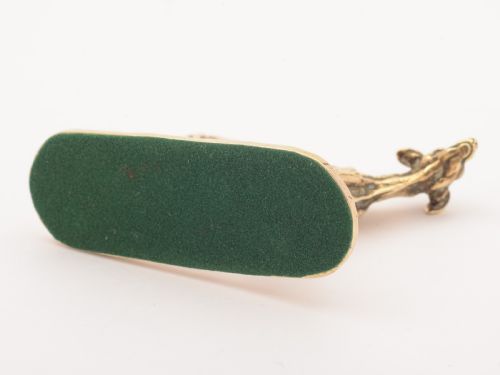 French Brass Greyhound Figure Circa 1900