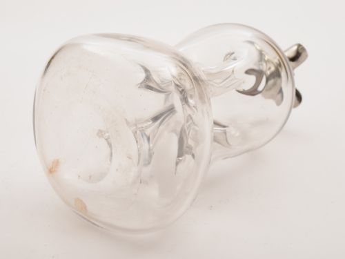 Edwardian Silver Topped Glug Glug Decanter Birmingham 1906