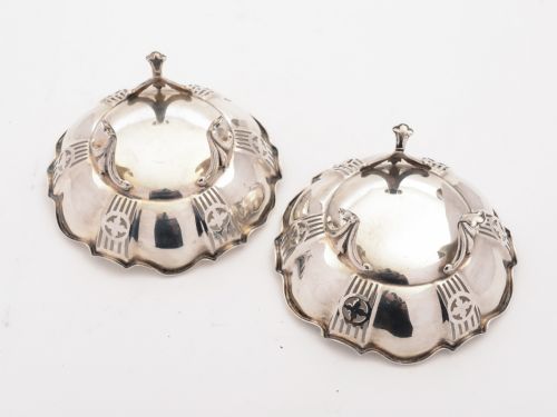 Pair of Silver Bon Bon Dishes Birmingham 1933