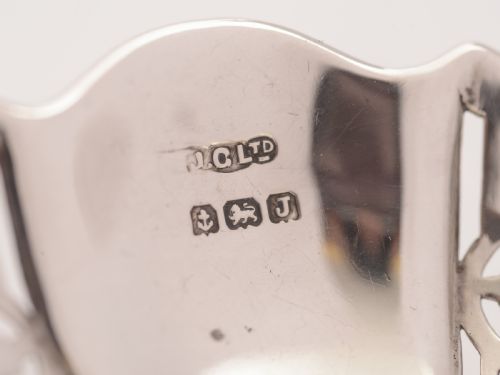 Pair of Silver Bon Bon Dishes Birmingham 1933