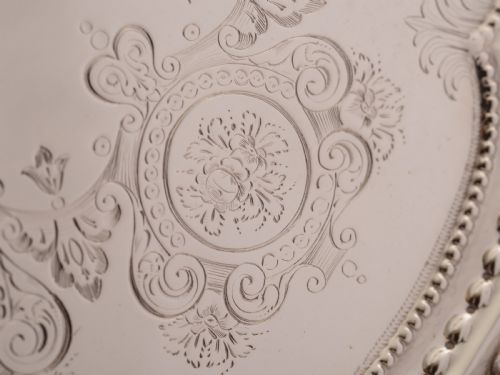 Victorian Silver Plated Salver/Tray Circa 1890