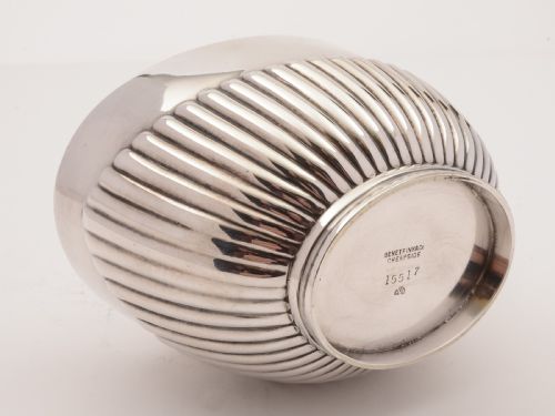 Edwardian Silver Plated Tea Caddy Circa 1905