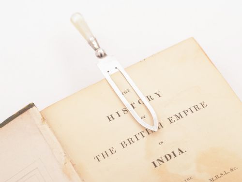 Mother of Pearl and Silver Bookmark Birmingham 1925
