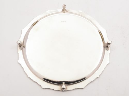 Victorian Silver Plated Salver/Tray Circa 1880