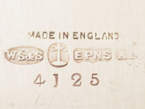 Edwardian Oval Silver Plated Tray Circa 1905