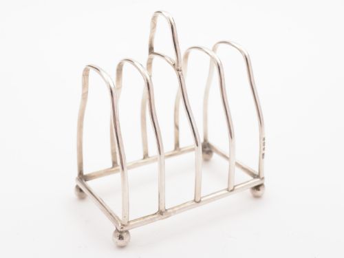 Silver Toast Rack Birmingham 1932