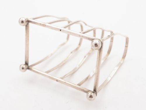 Silver Toast Rack Birmingham 1932