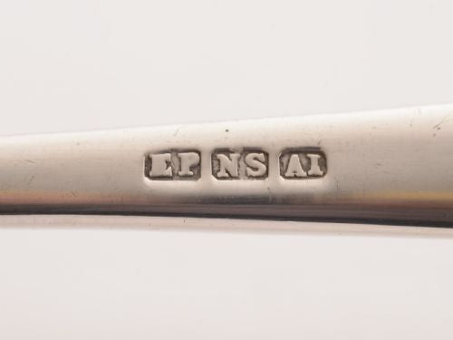 Cased Pair of Edwardian Salad Servers Circa 1905