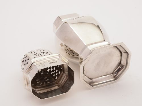 Silver Sugar Shaker London 1916