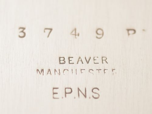 Large Victorian Silver Plated Serving Tray Circa 1890