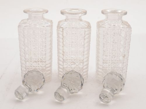 Victorian 3 Bottle Tantalus Circa 1880