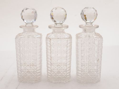 Victorian 3 Bottle Tantalus Circa 1880