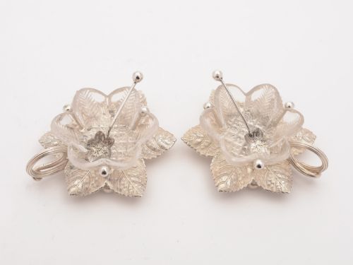 Pair of Elkington Silver Plated Salts 1892