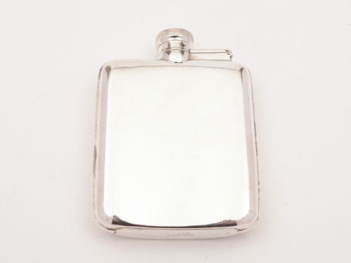 Silver Plated Hip Flask Circa 1920