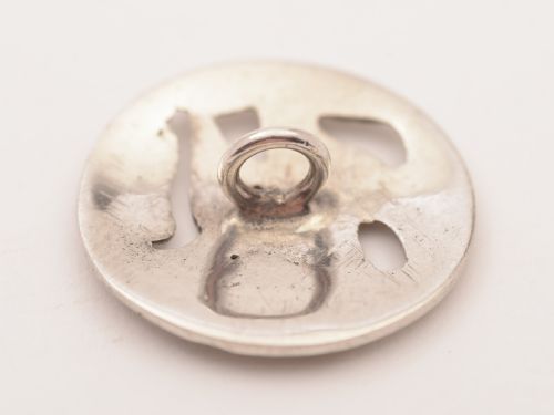 Art Nouveau Cased Set of 6 Silver Buttons Birmingham 1900